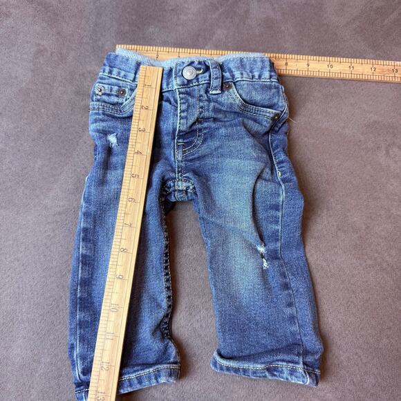 Levi's Jeans CUTE Baby Boy Pull On Pant Knit Waistband 6 Months - Picture 9 of 9
